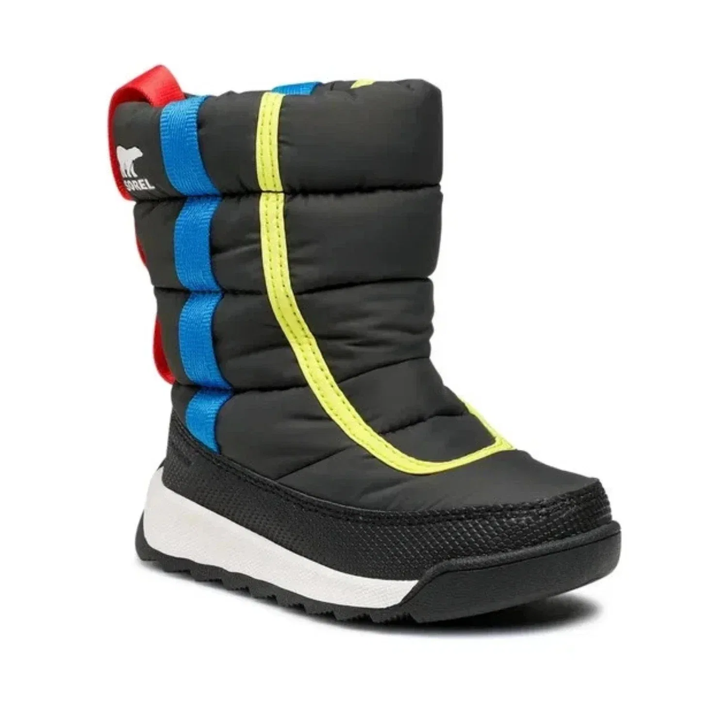 Детские водонепроницаемые зимние ботинки Sorel Whitney II Puffy Jet Black