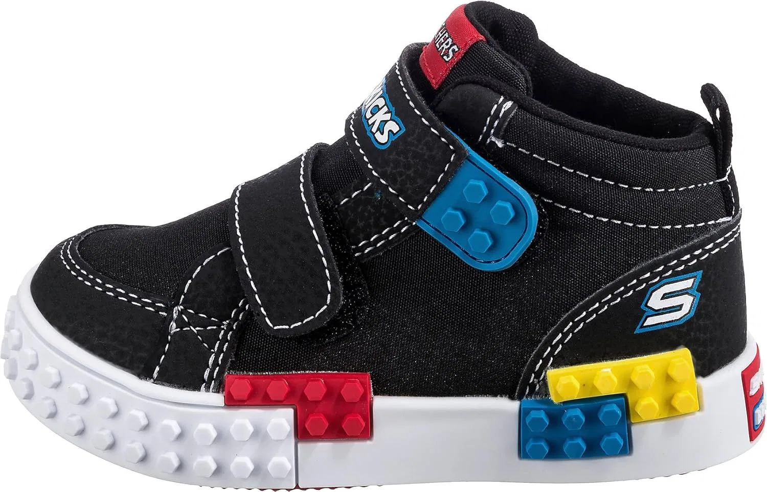 Детские кроссовки Skechers Kool Bricks-Lil Constructor, спортивная обувь, Black — фото 2