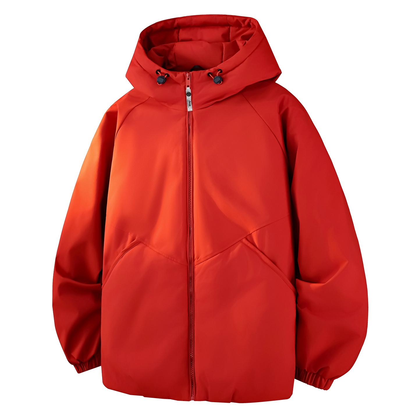 

Пуховик Unisex с капюшоном утепленный Jeep, оранжевый красный