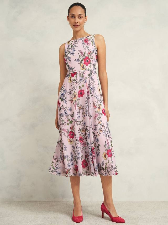 

Платье в цветочек от карли Hobbs, цвет Pale Pink/Multi