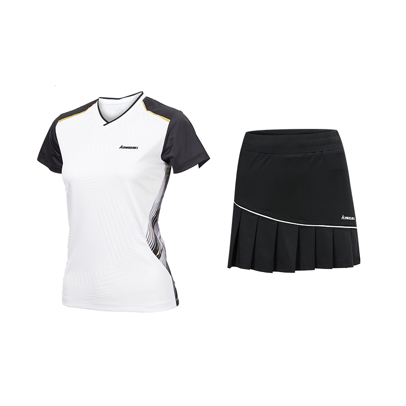 

Юбка-комплект женский 2 шт Kawasaki, белый/черный