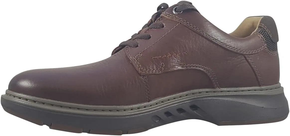 Мужские кожаные туфли Clarks Un Briley Pace стандартной посадки, Brown Tan — фото 2