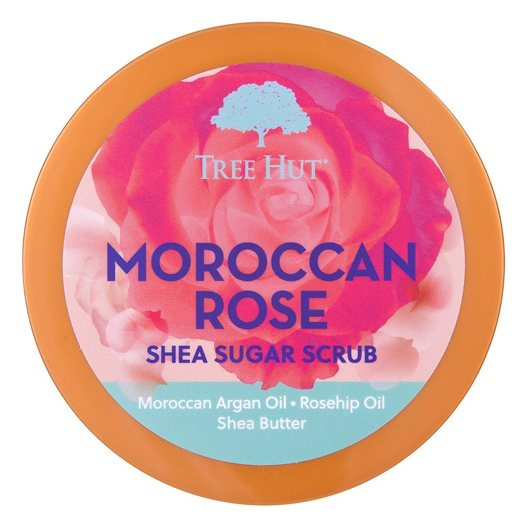 Скраб для тела shea sugar scrub moroccan rose Tree Hut, вес 510 гр. — фото 3