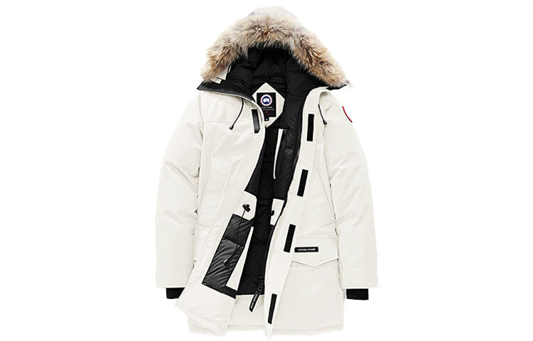 

Мужской пуховик Canada Goose, цвет morning white