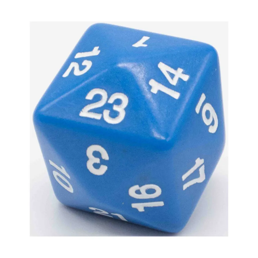 

d24 — синий с белым, Dice - Symbols, Functional & Unique Dice