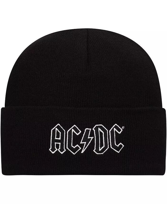 

Мужская черная шапка с манжетами AC/DC American Needle