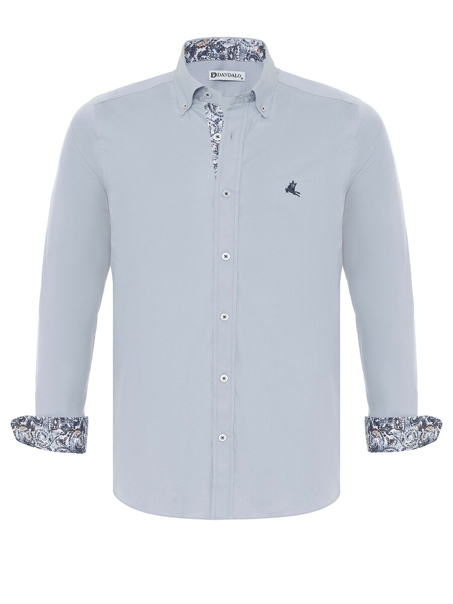 

Рубашка обычного кроя на пуговицах Dandalo Jesse, цвет Grey/Light grey