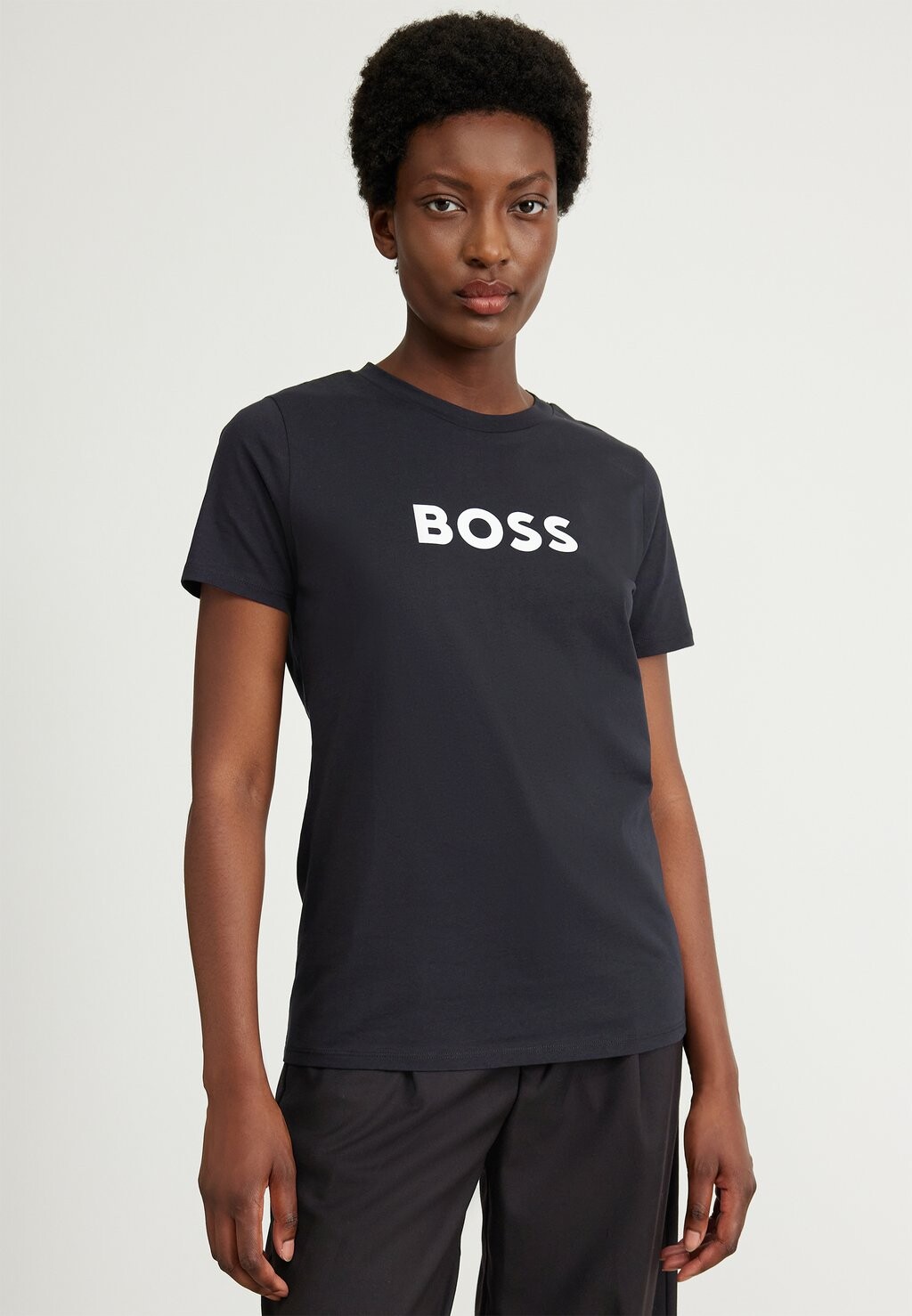 

Футболка с принтом BOSS, черная, Черный, Футболка с принтом BOSS, черная