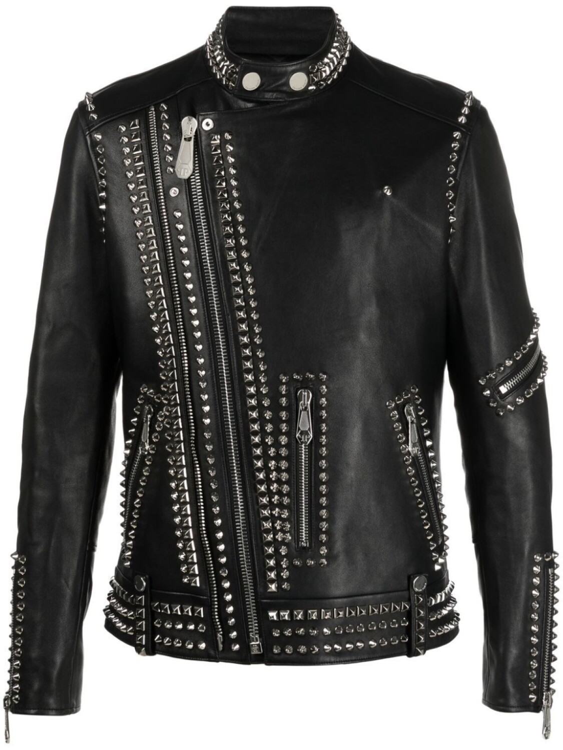 

Philipp Plein байкерская куртка Rockstud, черный