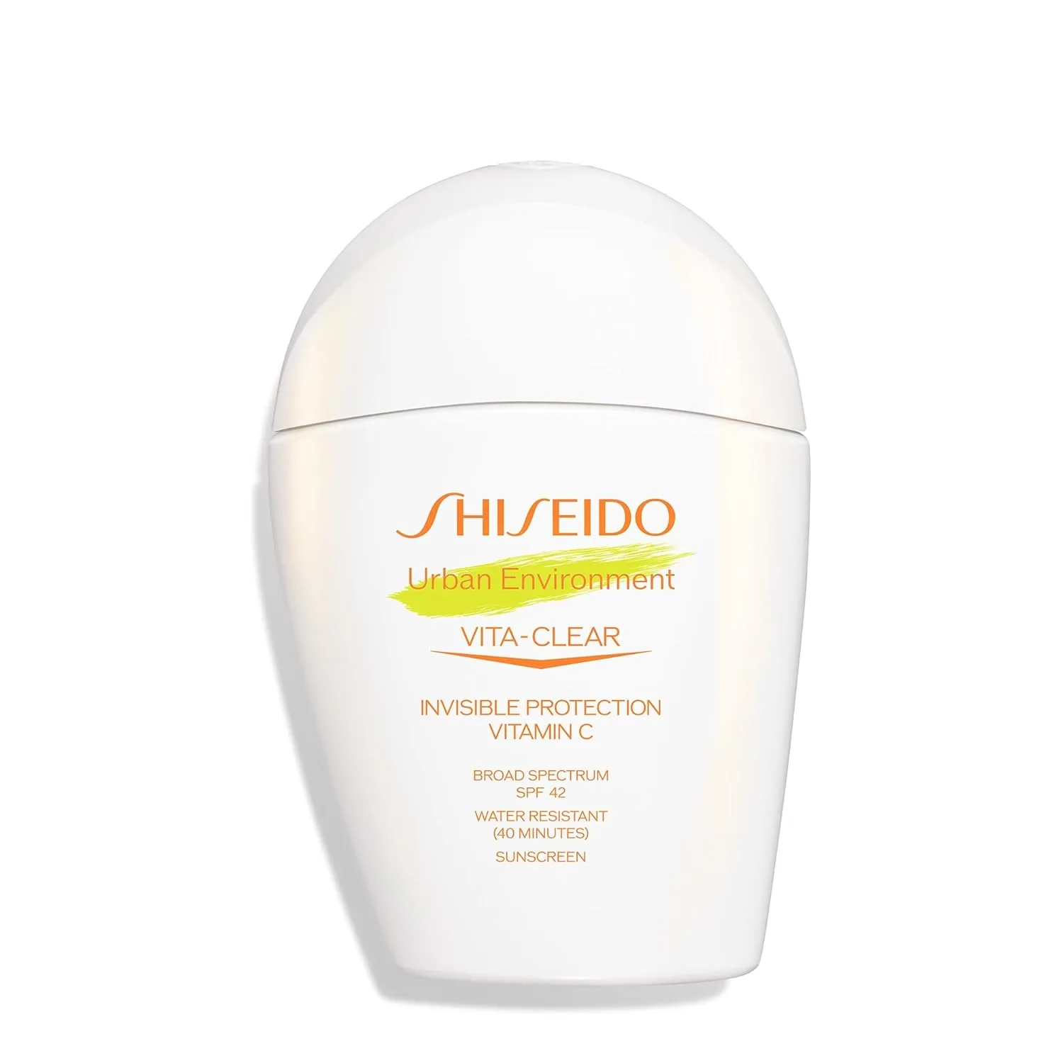 Солнцезащитный крем Shiseido Urban Environment Vita-Clear SPF 42 - невидимая формула с витамином С - матирующий эффект, сохраняющийся до 8 часов - некомедогенный - 30 мл