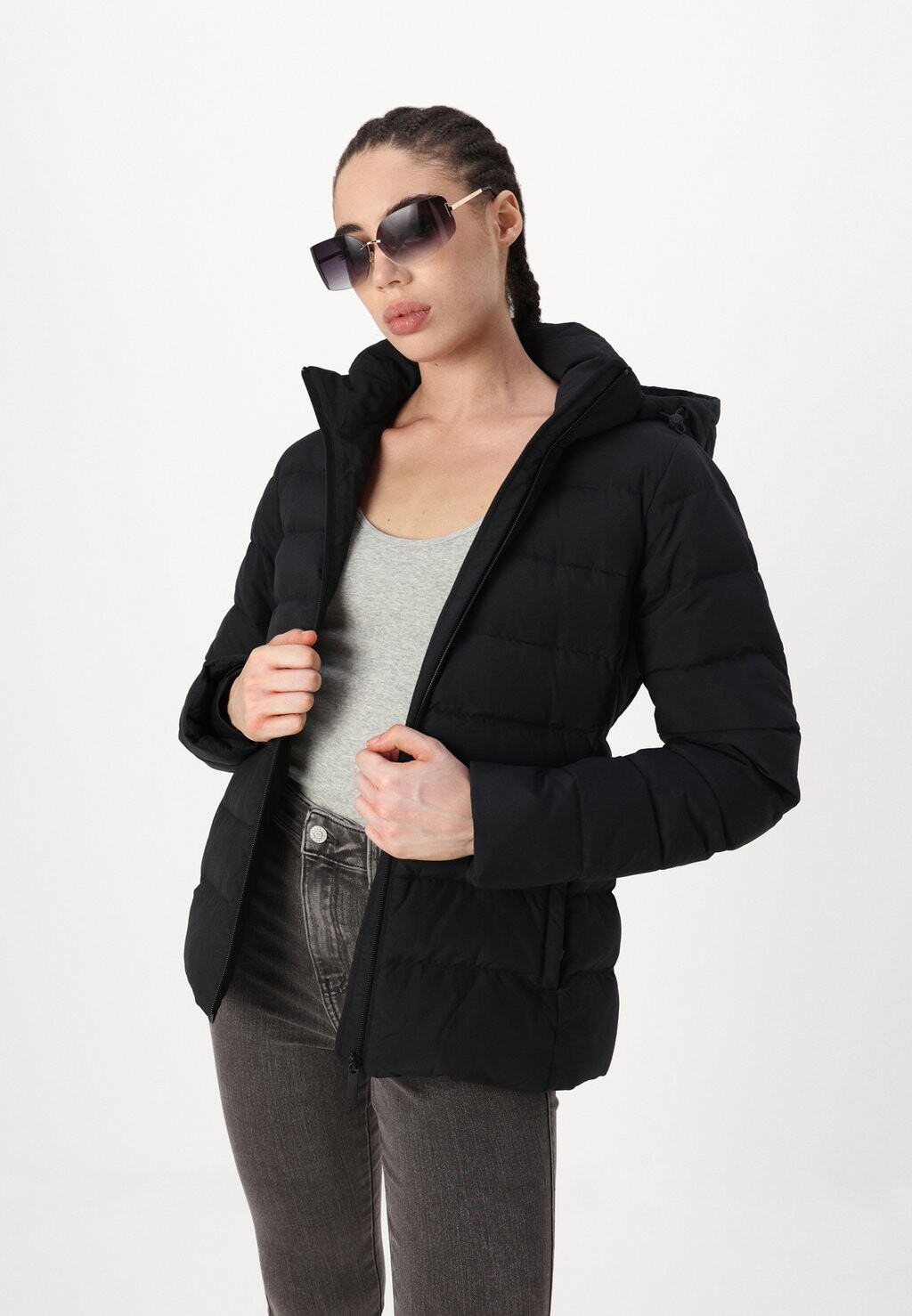 

Пуховик SLFSILLA JACKET Selected Femme, черный