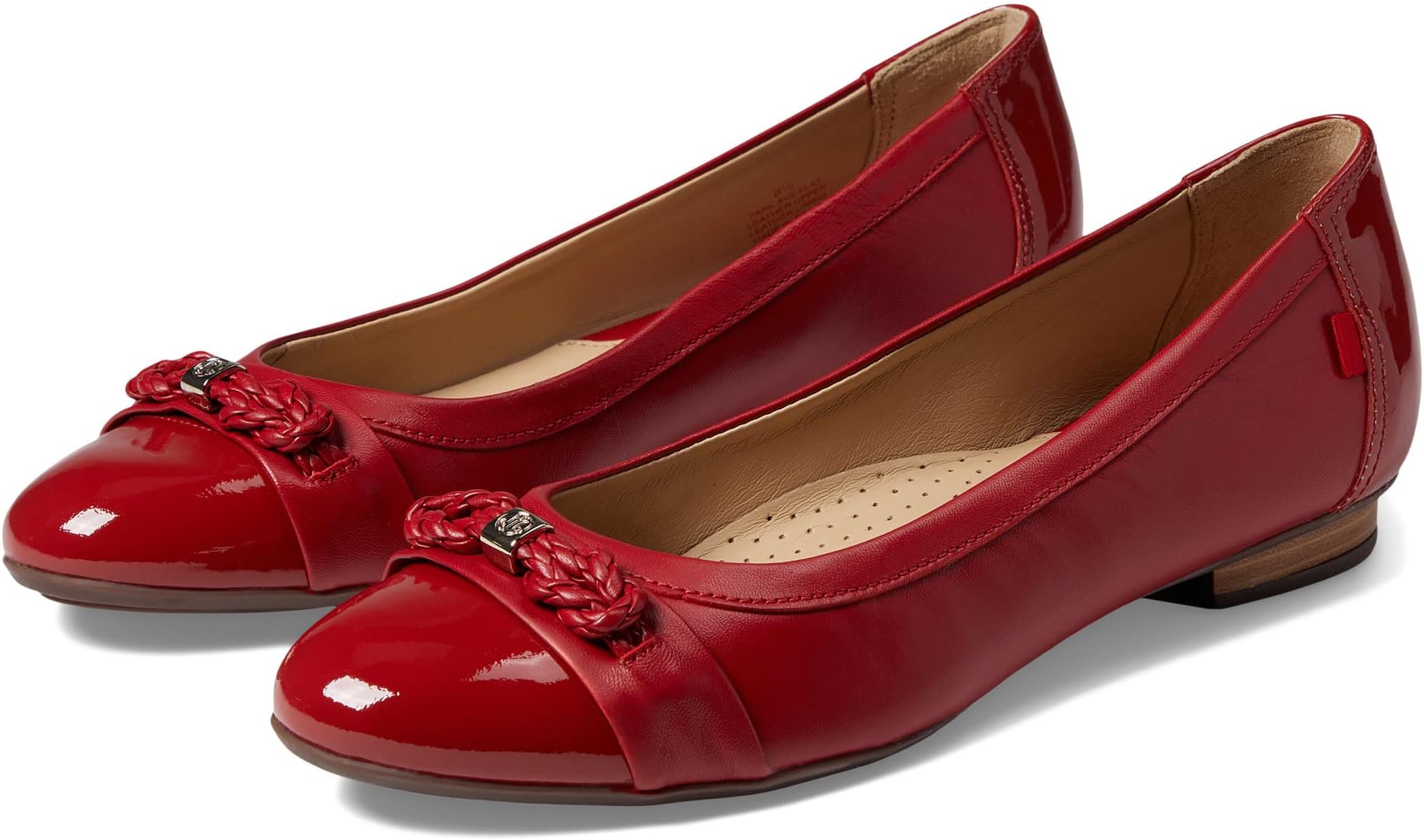 

Балетки Park Ave Flat Marc Joseph New York, цвет Red Nappa/Patent