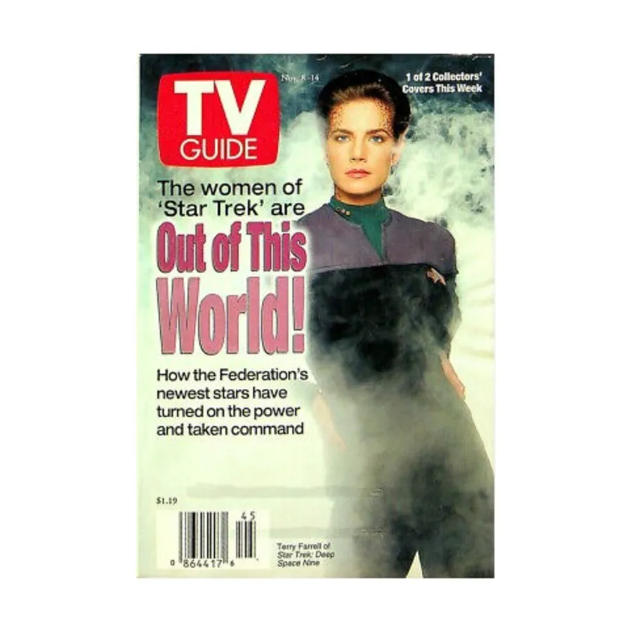 

Журнал Women of Star Trek are Out of this World! (November 8-14, 1997, Cover #2), TV Guide