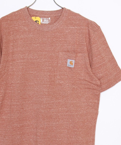 

Футболка с коротким рукавом, карманом и нашивкой Carhartt, коричневый