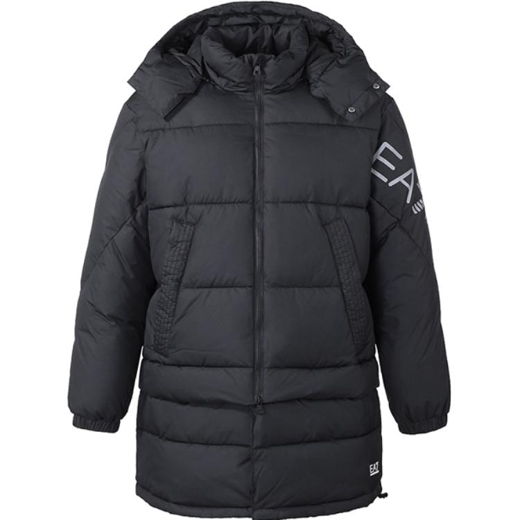 EMPORIO ARMANI Куртка утепленная горная с капюшоном, Black — фото 3
