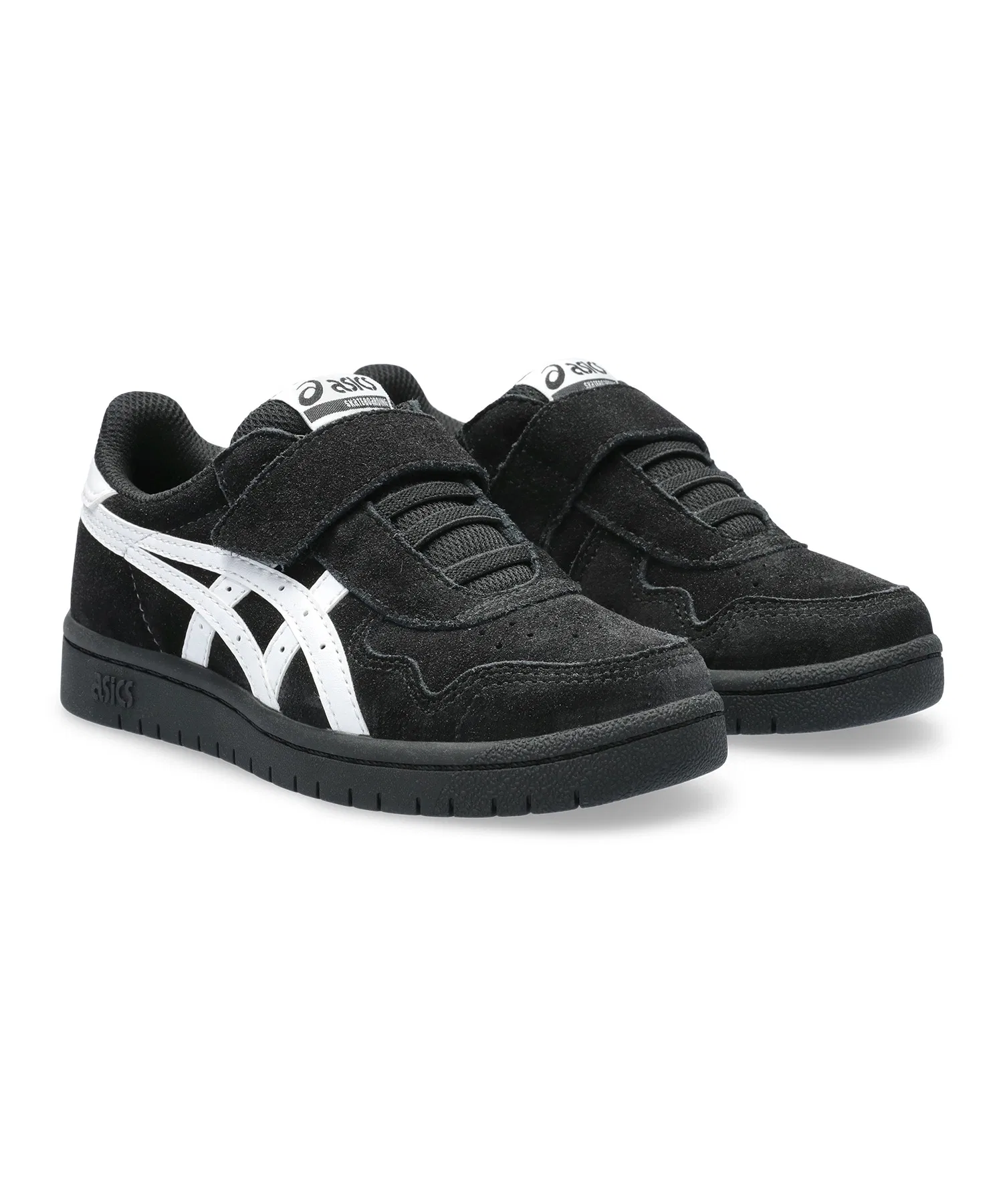 Детские кроссовки ASICS JAPAN PRO PS чёрно-белые
