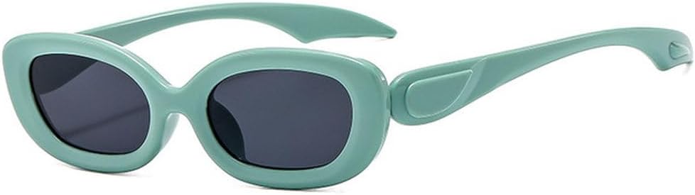 

Сексуальные маленькие овальные женские солнцезащитные очки, модные солнцезащитные очки в стиле ретро, ​​разноцветные очки с защитой от УФ-излучения UV400 TVTBBVV, Green