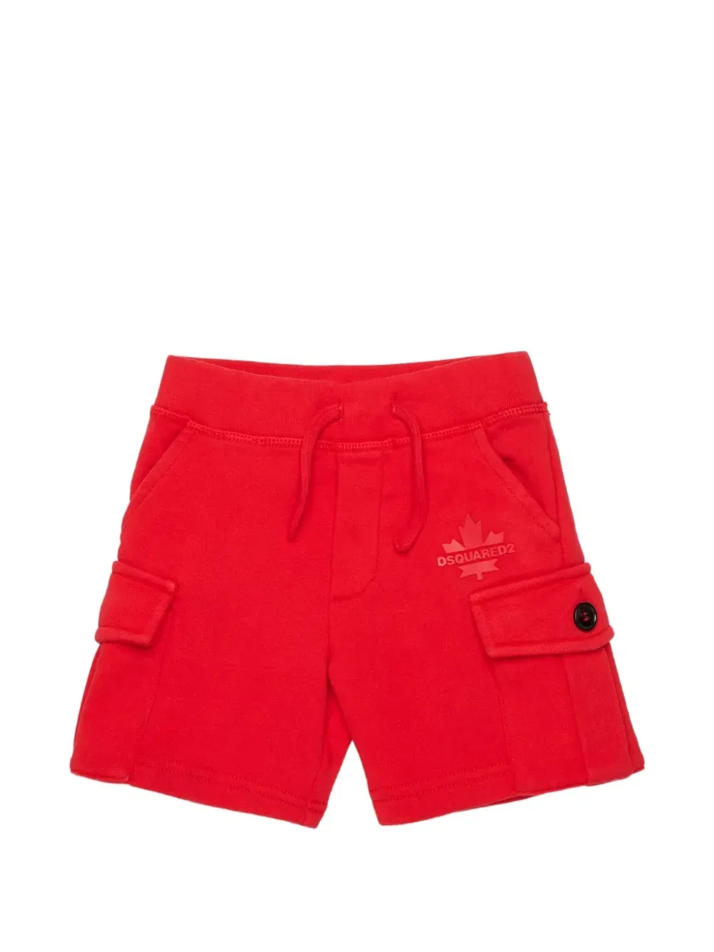 Шорты карго maple leaf Dsquared2 Kids, красный