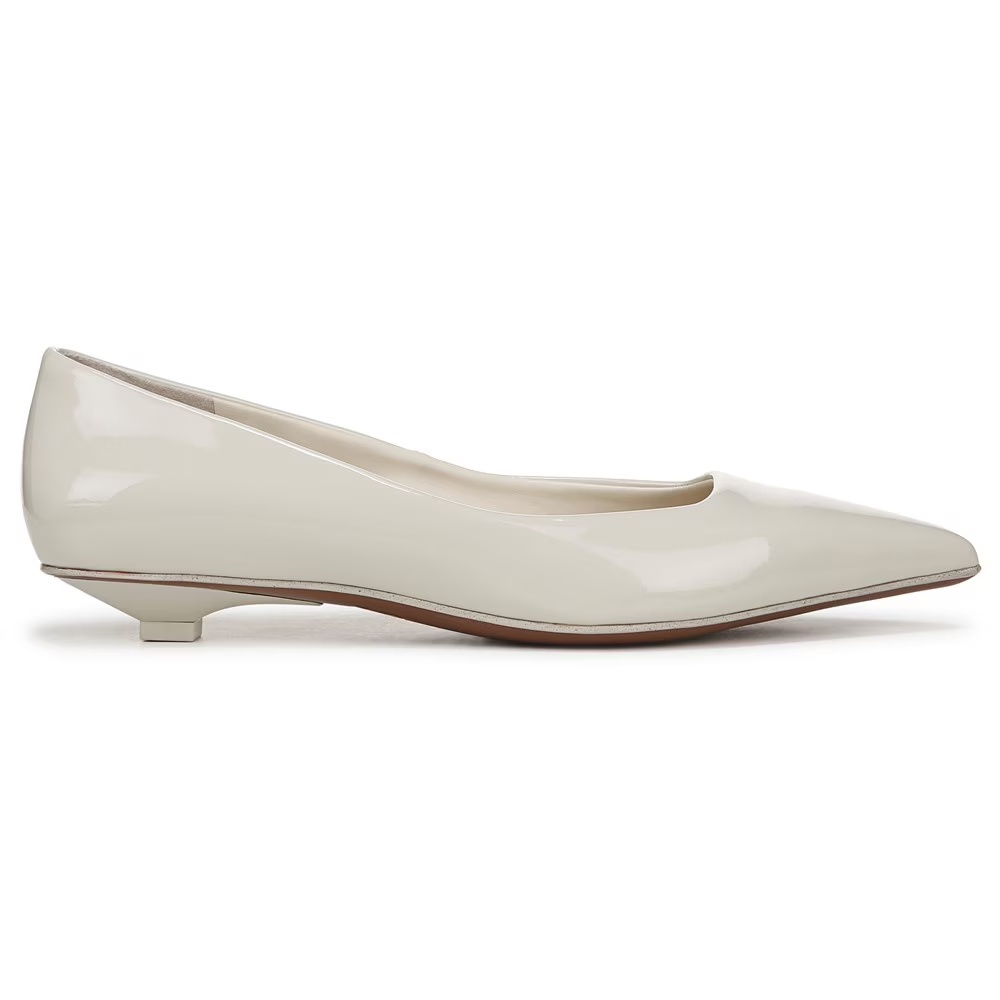 Туфли на низком каблуке Prella от Franco Sarto, white patent faux leather — фото 2