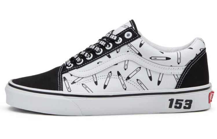 

Кроссовки Vans Old Skool Pen 'Black White'