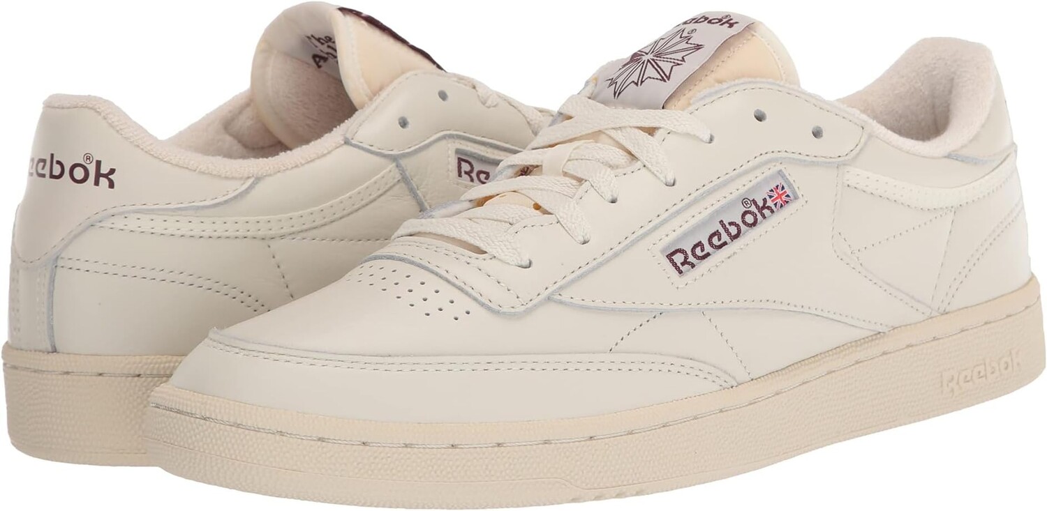 

Кроссовки Club C 85 Reebok, цвет Chalk/Alabaster/Maroon, Серый, Кроссовки Club C 85 Reebok, цвет Chalk/Alabaster/Maroon