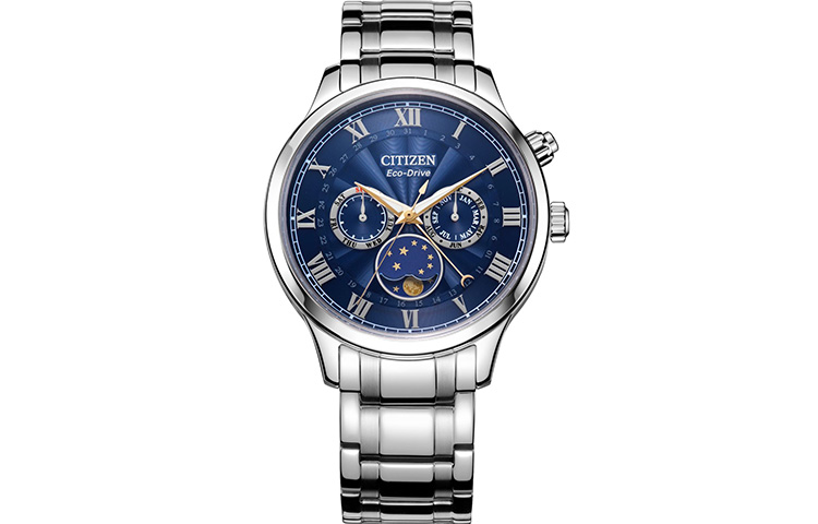 

CITIZEN Часы Ecology Drive Collection Light Powered Quartz Movement Stainless Steel Strap Watch Men's Watch Blue Dial