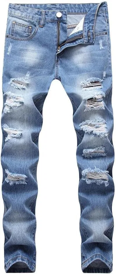 Джинсы прямые Slim Light Blue