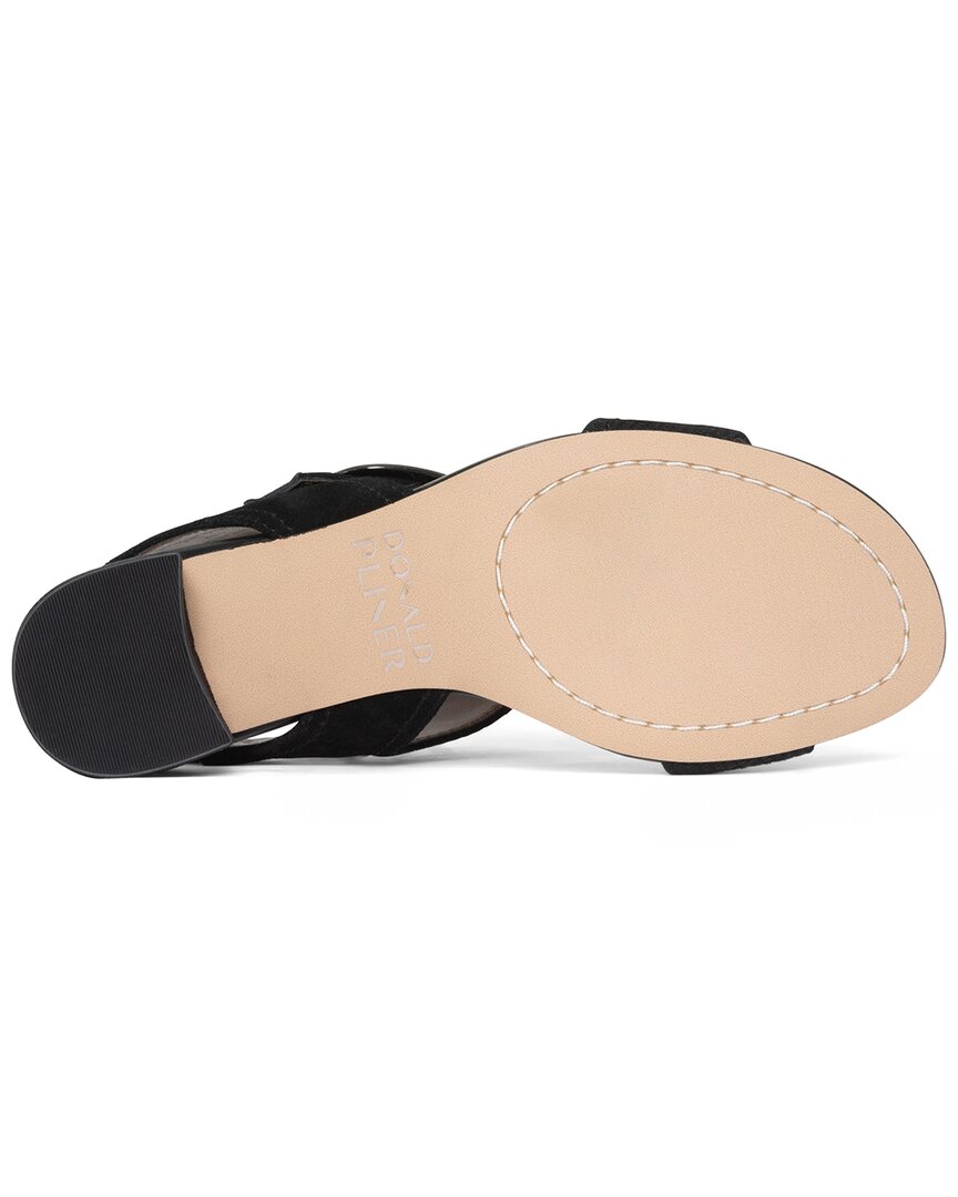 Donald Pliner Neve Leather Sandal, черный — фото 4