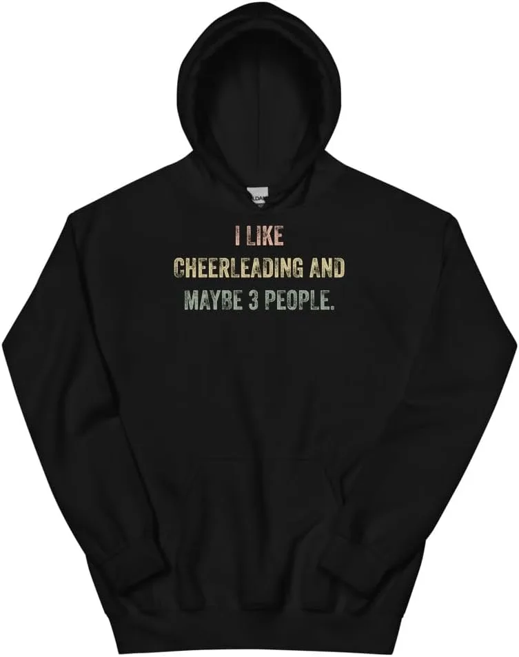Толстовка для черлидинга, I Like Cheerleading And Maybe 3 People #25D7B Generic, черный