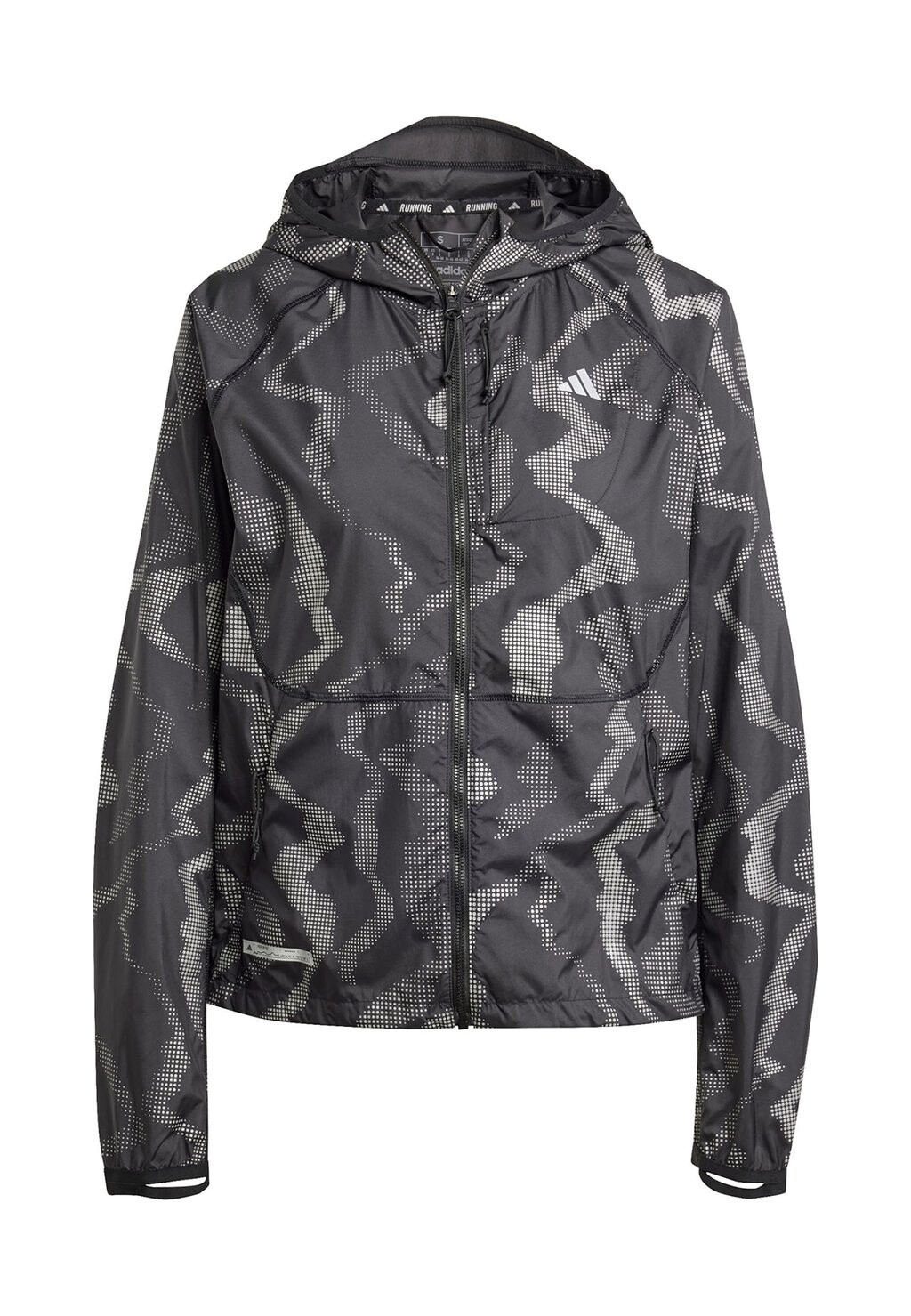 

Беговая куртка ULT PREM adidas, черный