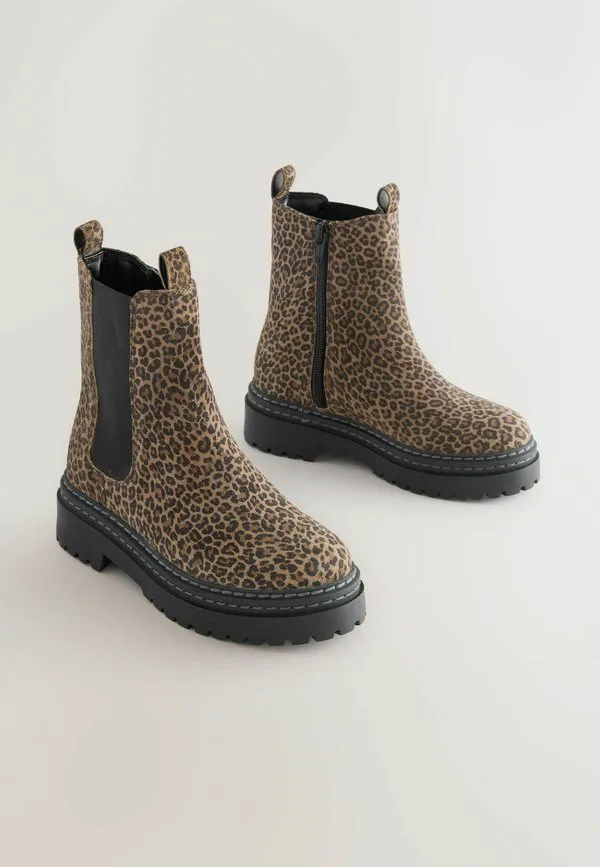 Массивные ботильоны челси классического кроя Next, Animal Leopard Print — фото 2