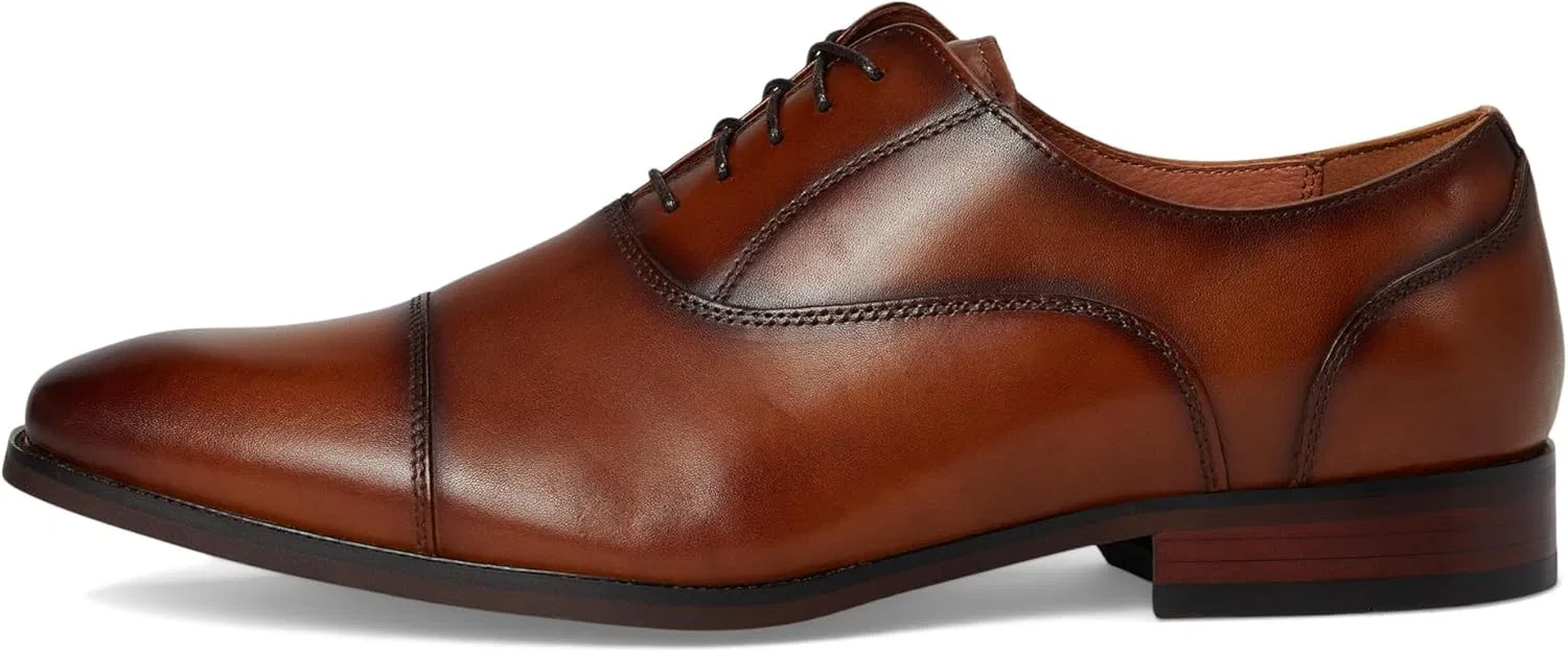 Мужские оксфорды Florsheim Sorrento Lux Cap Toe Bal Oxford, Cognac — фото 4