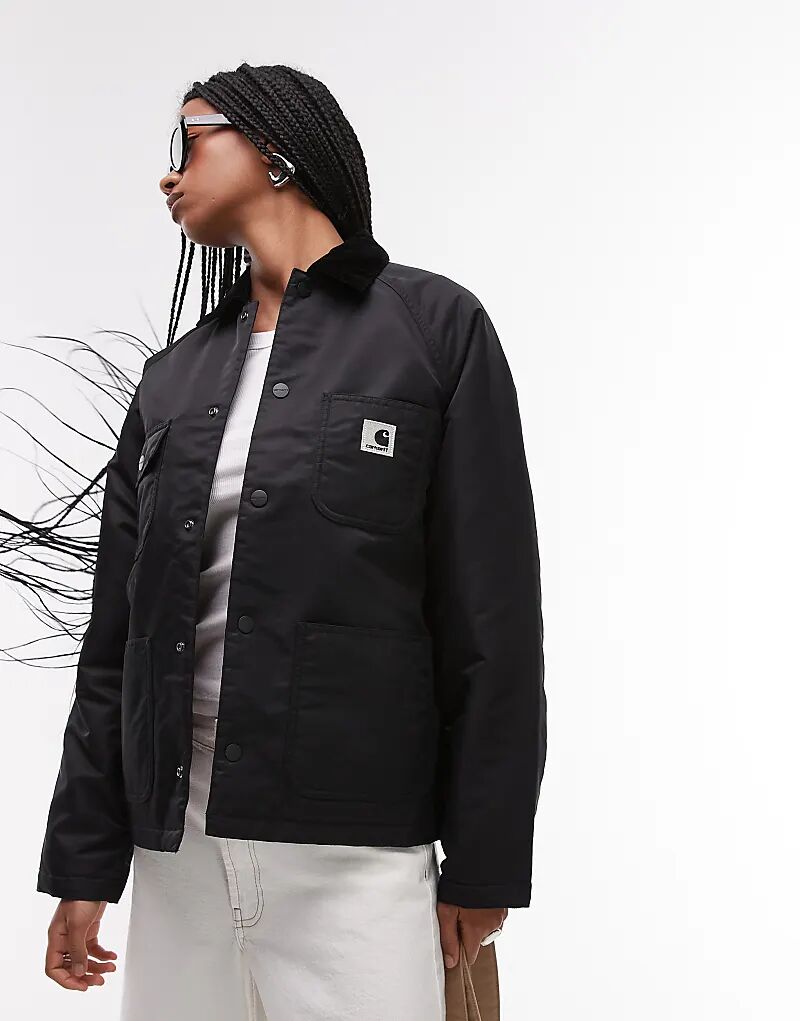 

Пальто выпускницы Carhartt WIP черного цвета, Черный, Пальто выпускницы Carhartt WIP черного цвета