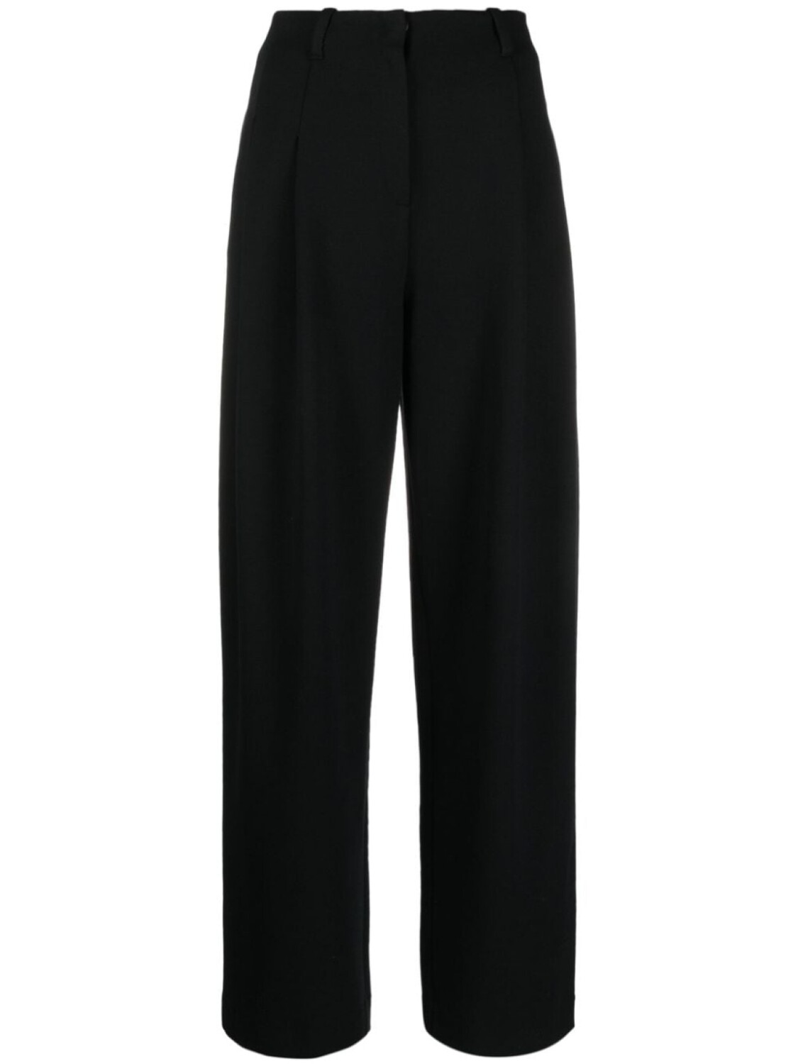 

Emporio Armani high-waist pleated trousers, черный