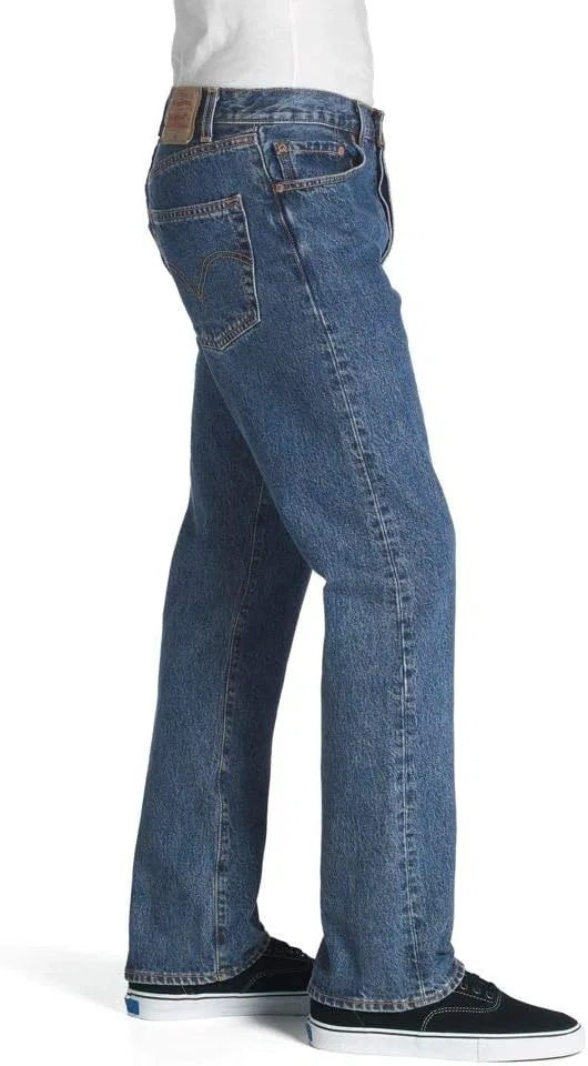 Джинсы Levi's 501 Original Fit, Dark Stonewash — фото 2