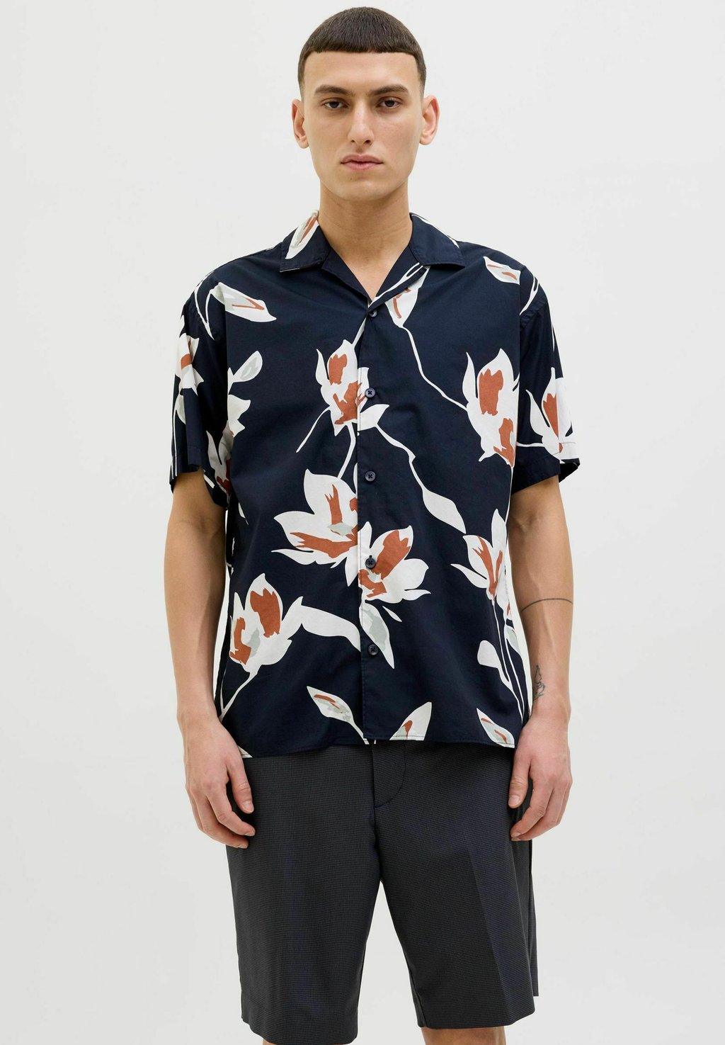 

Рубашка RBLAPALERMO RESORT Jack & Jones PREMIUM, темно-синий