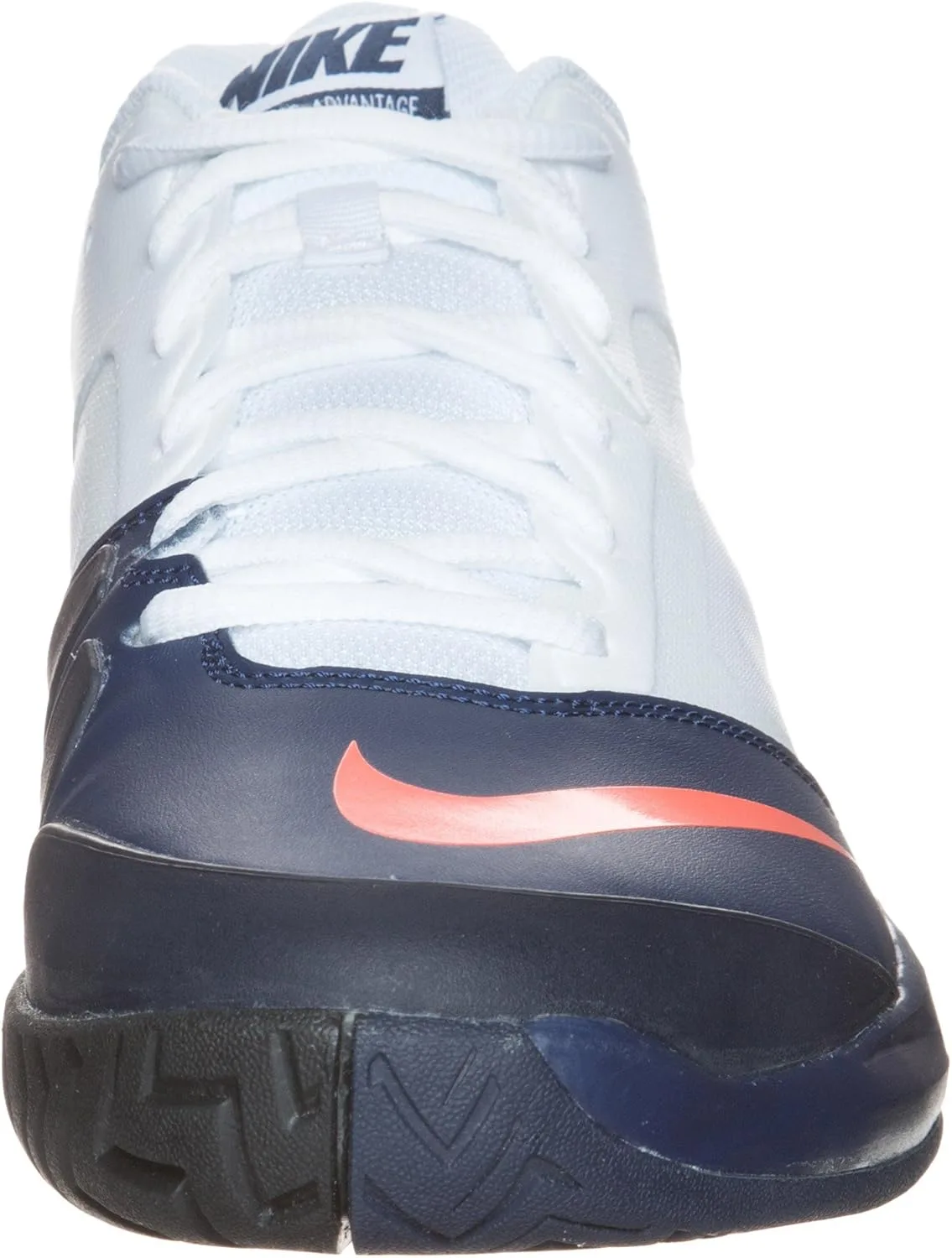 Мужские теннисные кроссовки Nike Ballistec Advantage, белый/черный/синий/оранжевый — фото 4