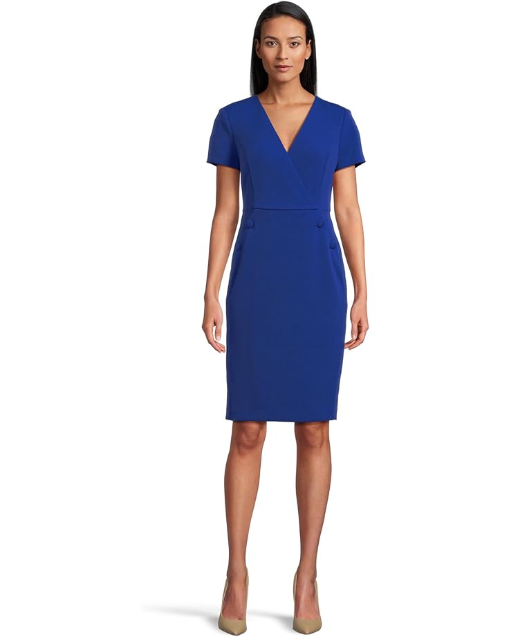 

Платье Calvin Klein Short Sleeve Button Sheath, цвет Regatta