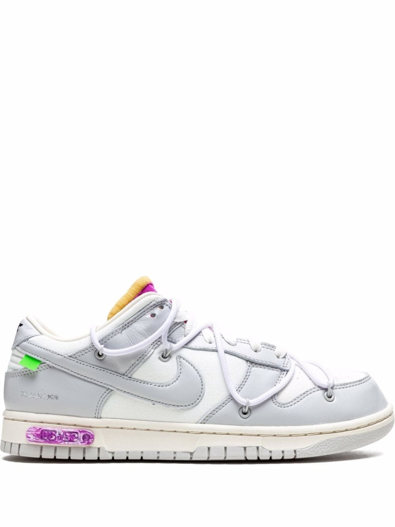 

Nike X Off-White кроссовки Dunk Low из коллаборации с Off-White, нейтральный цвет