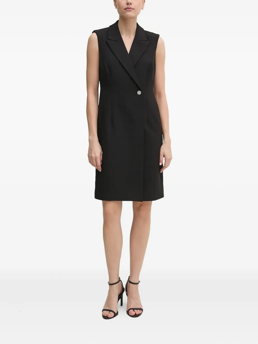 

Мини-платье без рукавов DKNY, черный