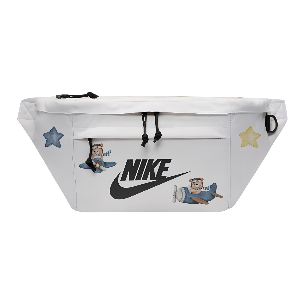 

Nike Одноплечевая набедренная сумка через плечо унисекс белая, Pilot Bear