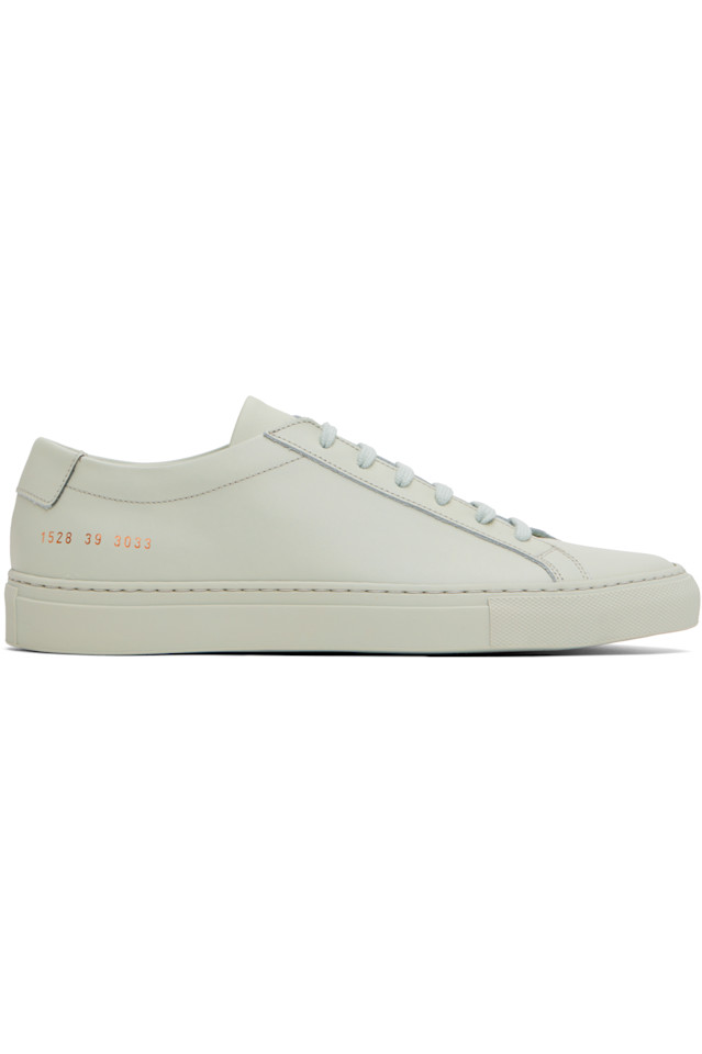 

Оригинальные кроссовки Achilles low Common Projects, цвет salvia