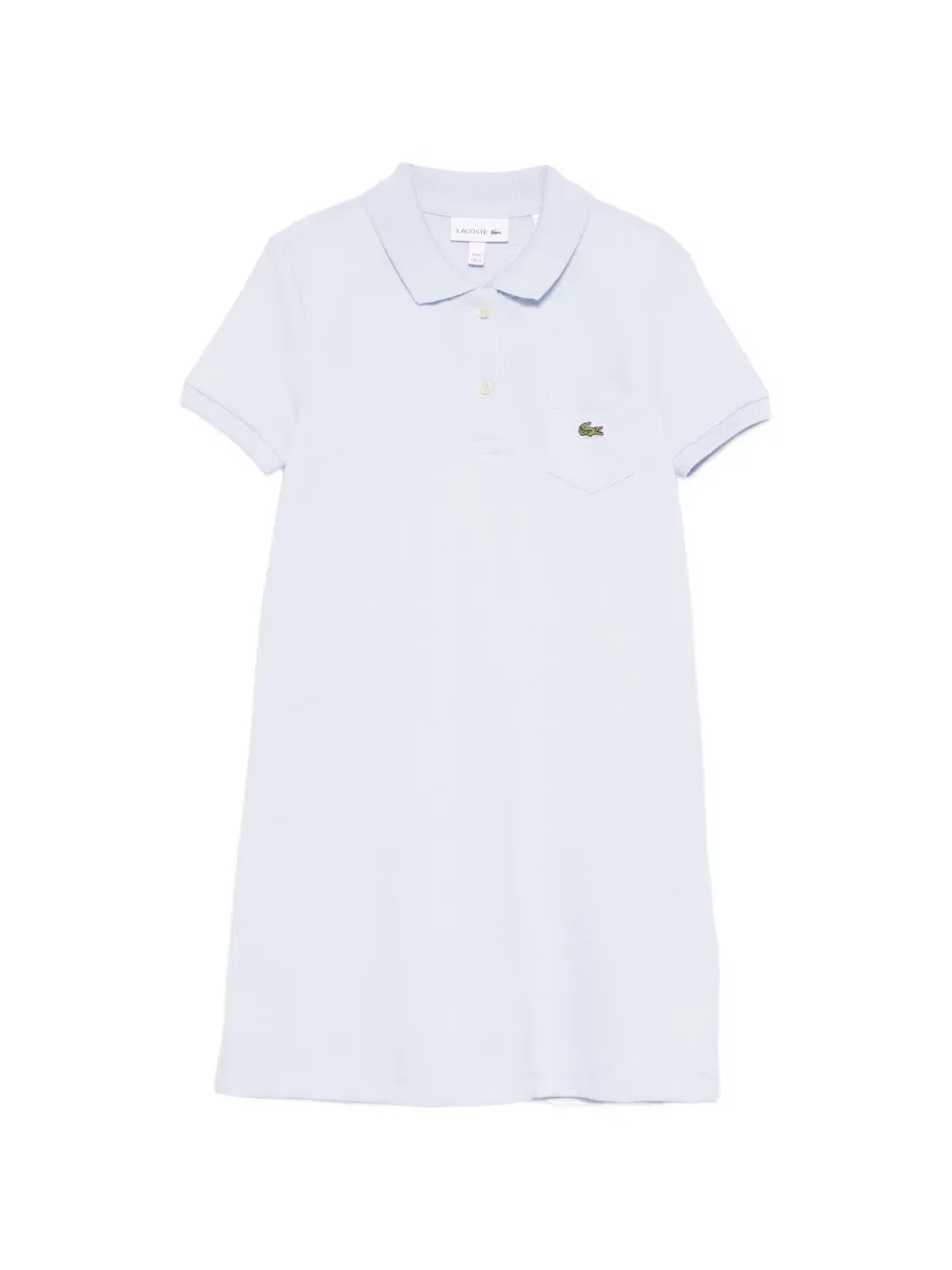 Платье-поло с воротником Lacoste Kids, синий