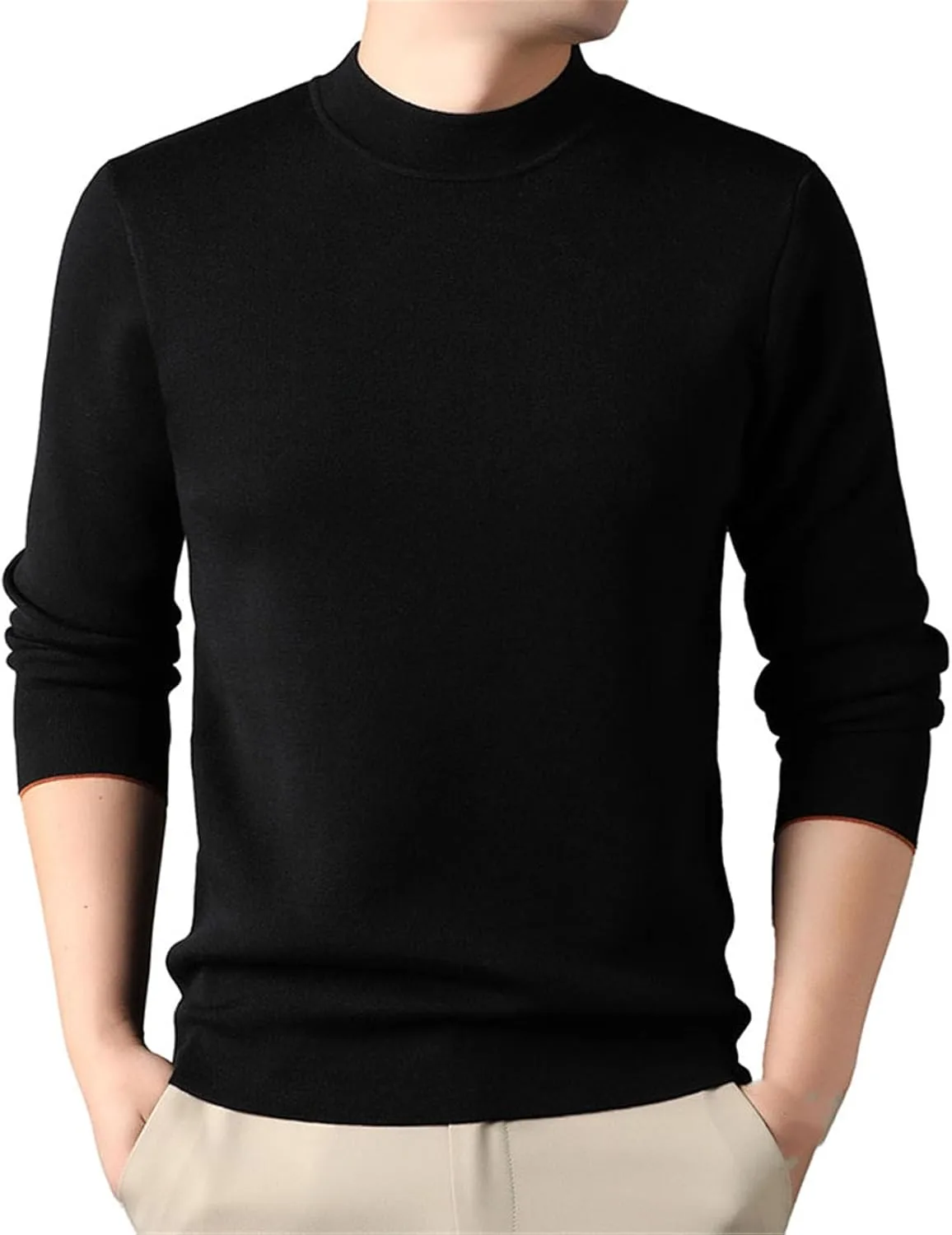 

Мужской полувысокий воротник теплый свитер CXLCZNKG