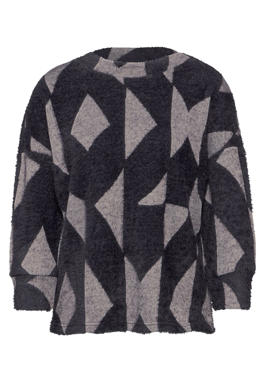 

Рубашка STREET ONE, цвет Night blue/mottled grey