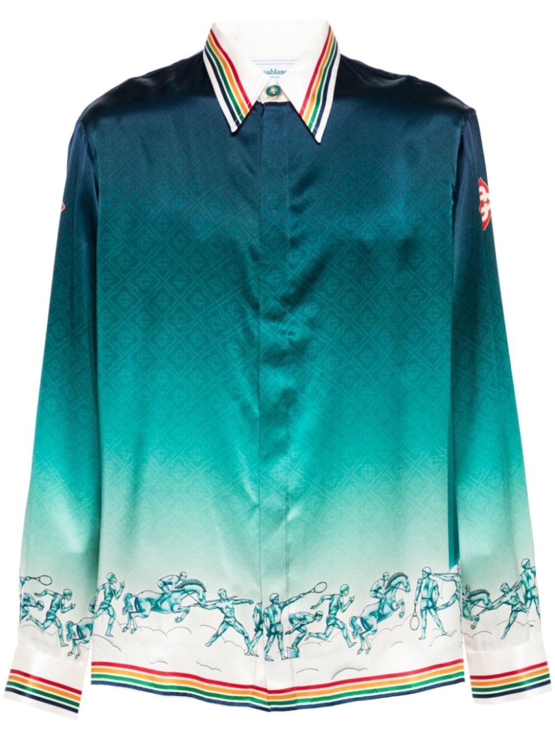 

Casablanca рубашка La Deesse Du Stade, синий