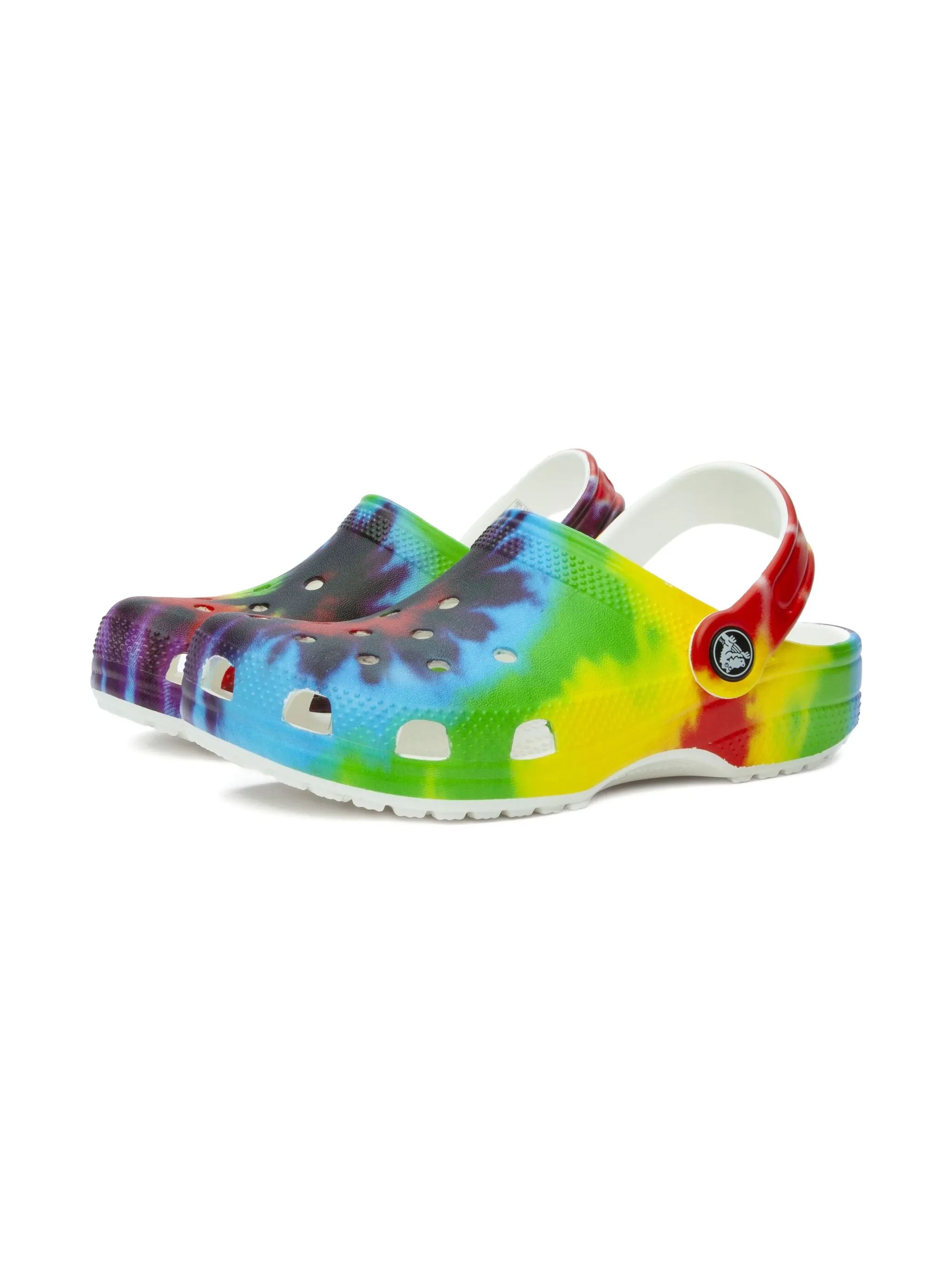 

Клоги с принтом тай-дай Crocs, фиолетовый