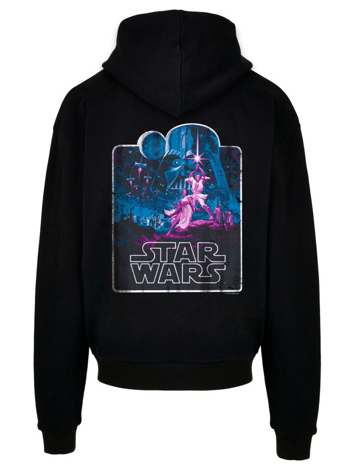 

Пуловер F4NT4STIC Ultra Heavy Hoodie Star Wars Movie Poster, черный