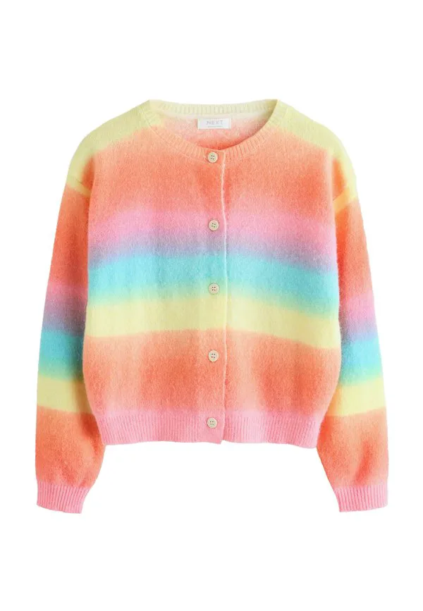 Кардиган прямого кроя на пуговицах Next, Rainbow Stripe