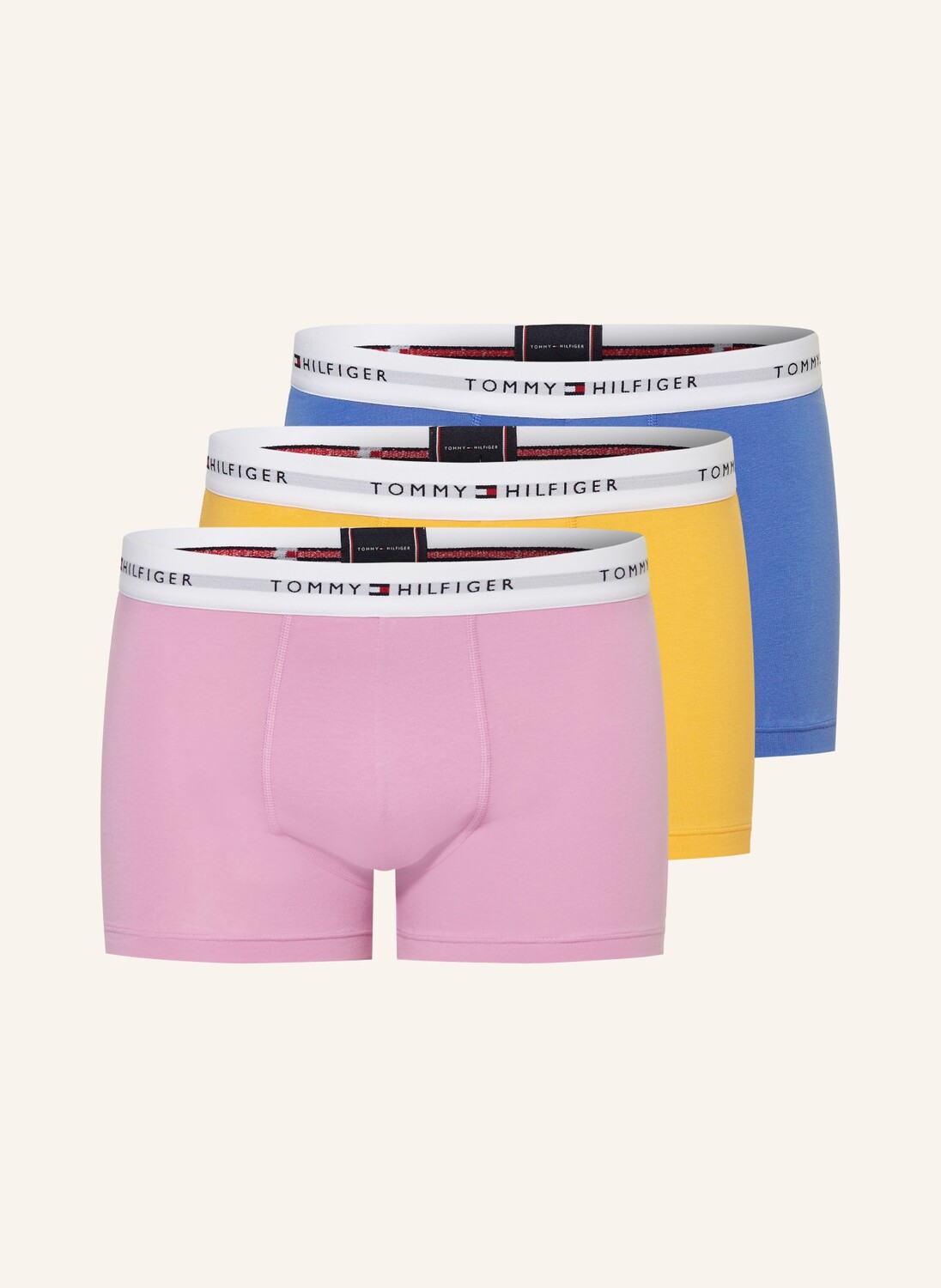 

Комплект из 3 боксеров TOMMY HILFIGER, цвет ROSA/GELB/BLAU